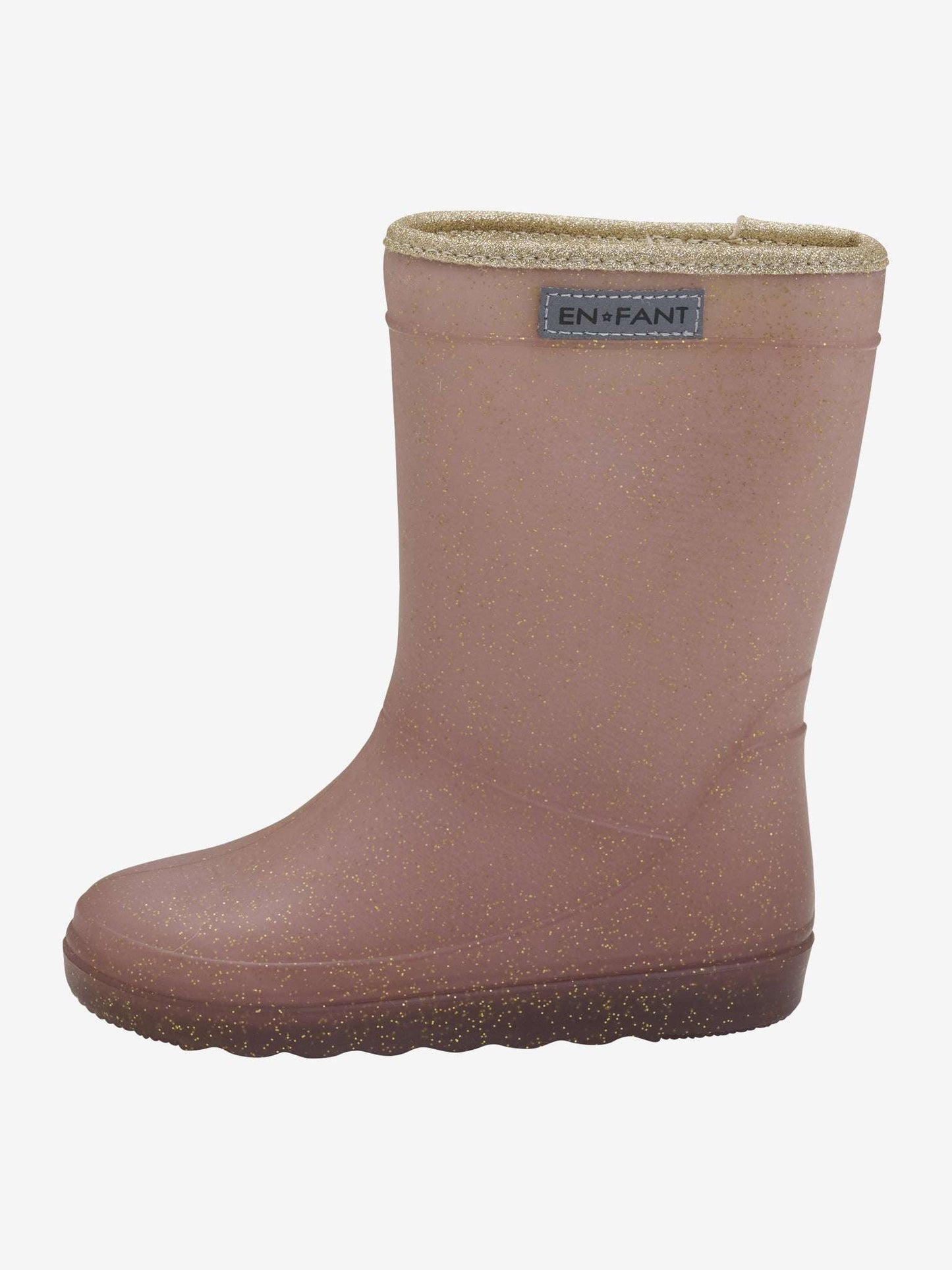 En Fant thermolaarzen glitter roze taupe