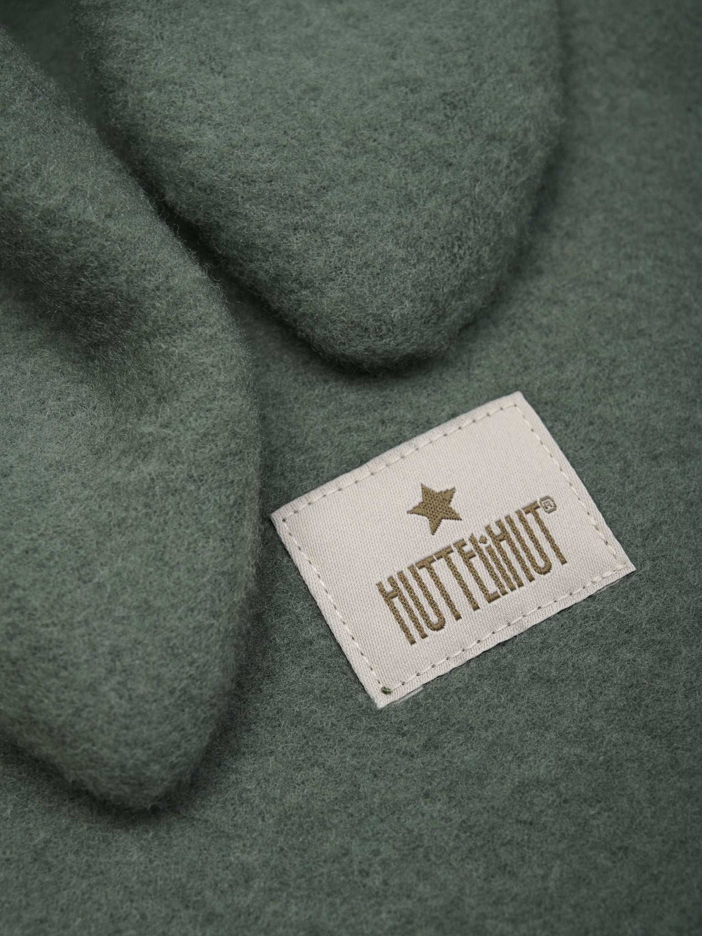 HUTTEliHUT Balaclava muts met oren Wol Fleece blauw