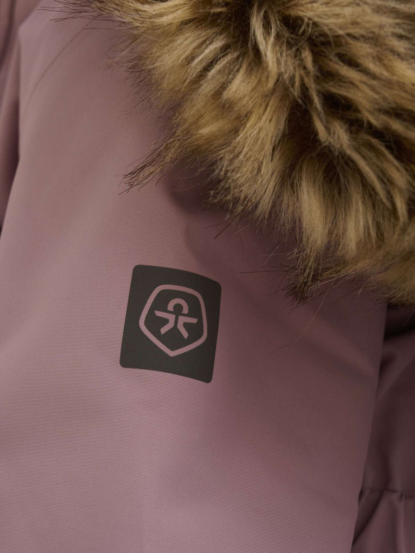 Color kids Parka met capuchon roze
