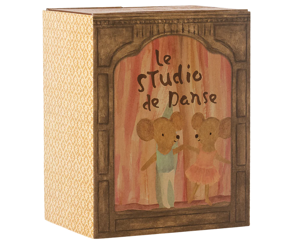 Maileg speelset Balletmuizen in dansstudio, Kleine zus en broer