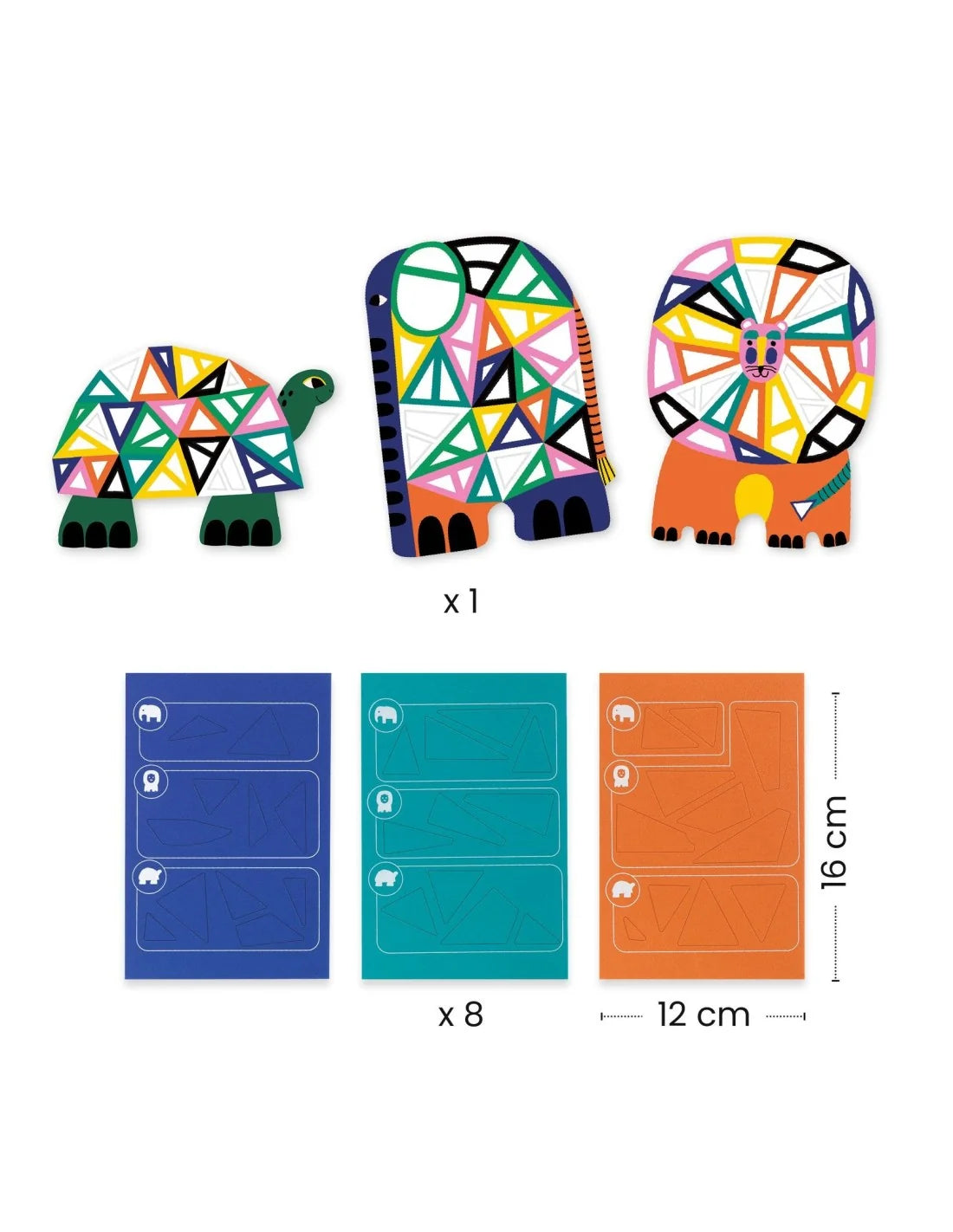 Djeco knutseldoos mozaik Afrika 4+