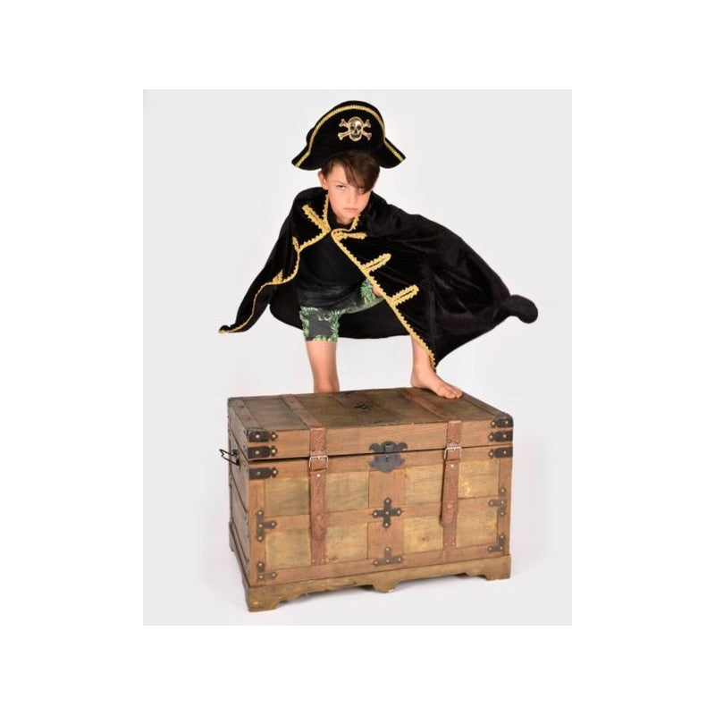 Dengodafen verkleedset piraat cape en hoed 3+