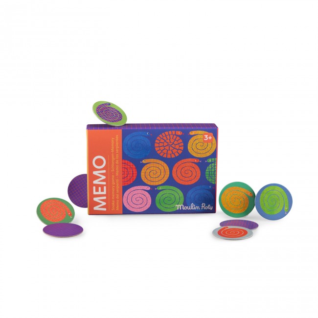 Moulin Roty Slangenmemoryspel Les Toupitis +3