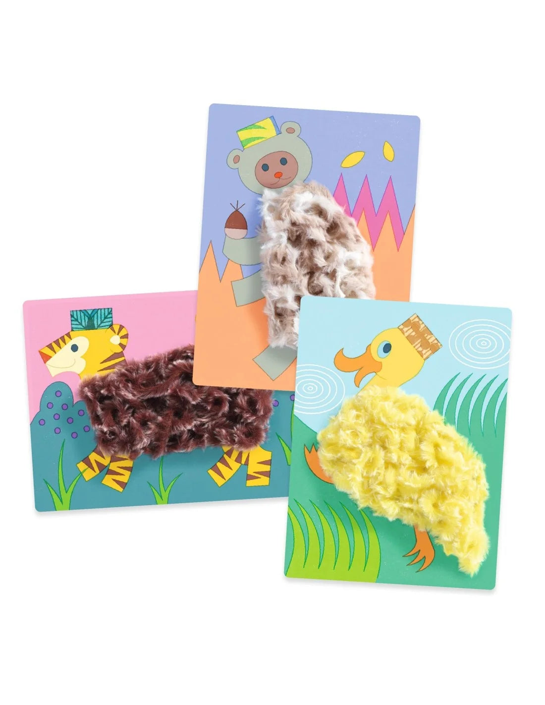 Djeco knutseldoos wol & klitteband met een hoed 3+