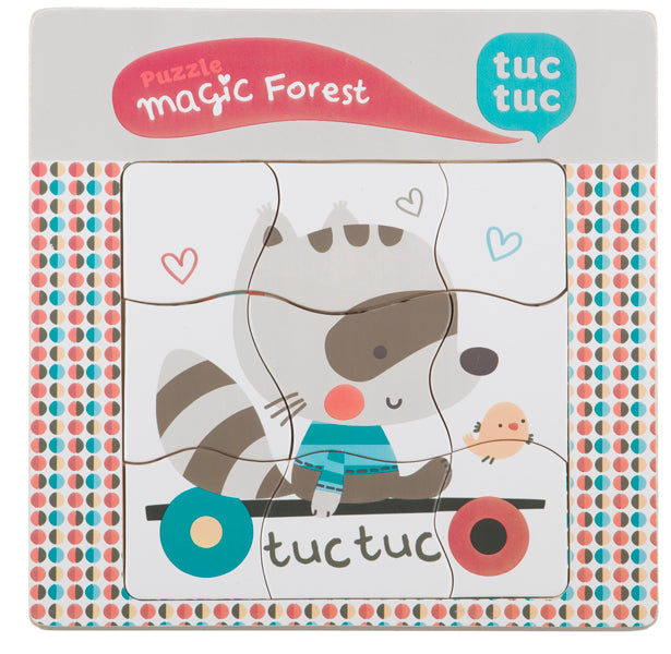 Tuctuc puzzel 4 in een +3jr