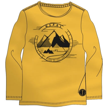 tuctuc t-shirt mustard nepal 122