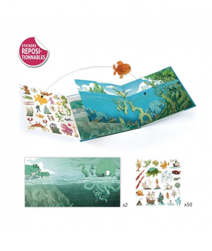Djeco Plakboek adventures at sea