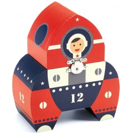 djeco juwelendoos muziekdoosje raket polo 12 +3