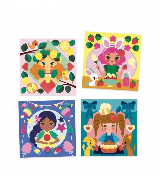 djeco schilderkaarten snack time 6+