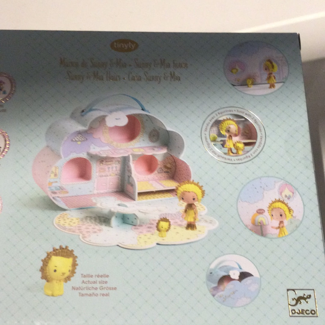 Djeco poppenhuiskoffer sunny en mia 4+