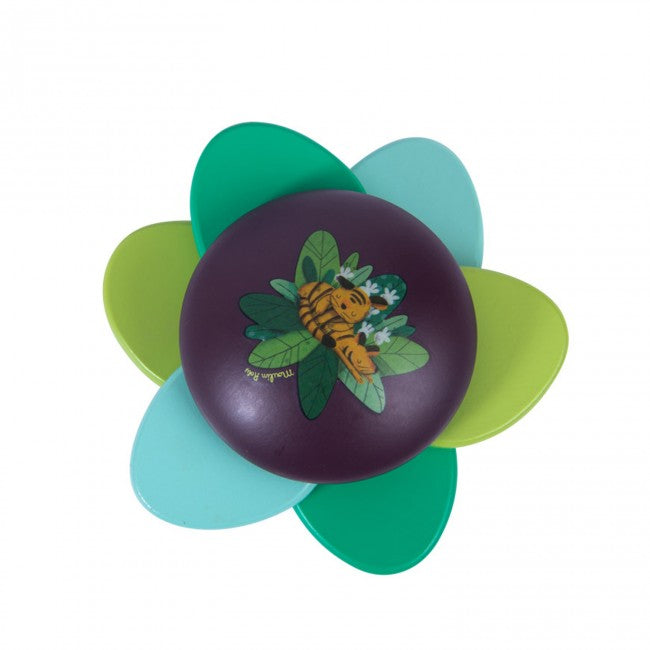 Moulin Roty rammelaar wooden leaves dans la jungle 10m+