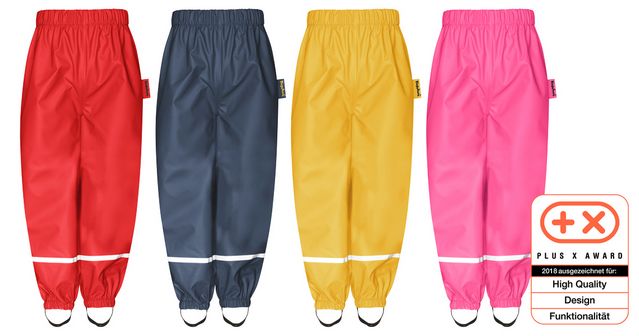 playshoes regenbroeken fleece gevoerd roze 86