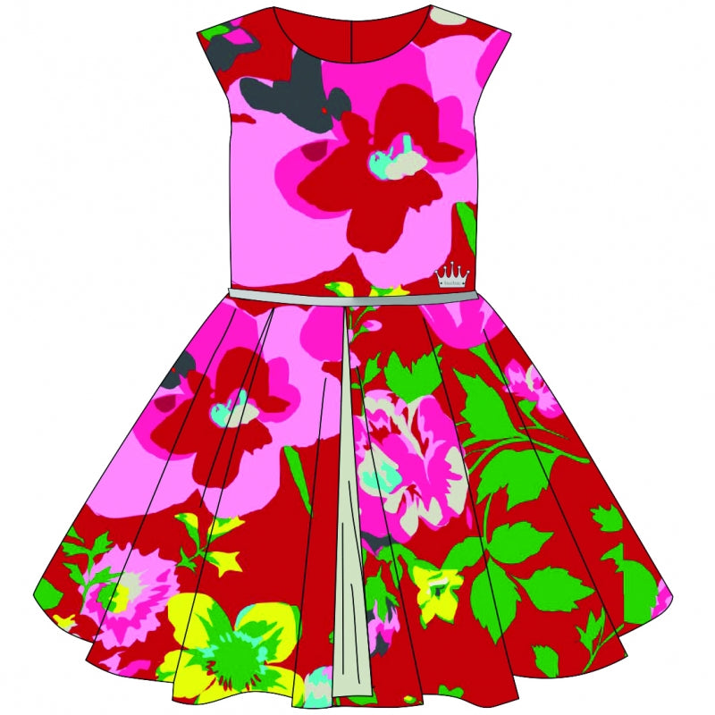 tuctuc feestjurk fiesta 128 cm 8 jaar