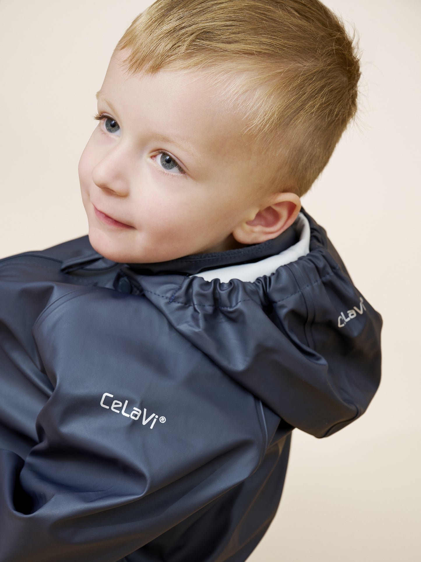 CeLaVi regenpak blauw maat 80