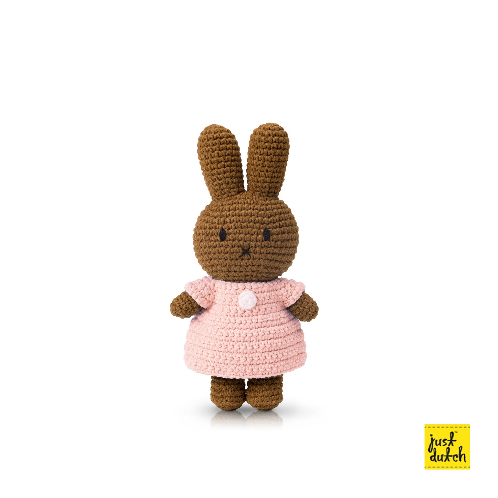 Just Dutch nina handmade en haar pastel roze jurk