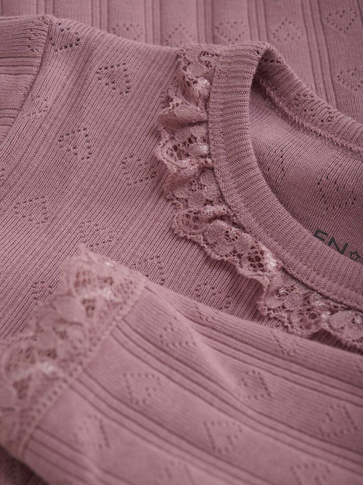 En Fant romper body lm Pointelle 62