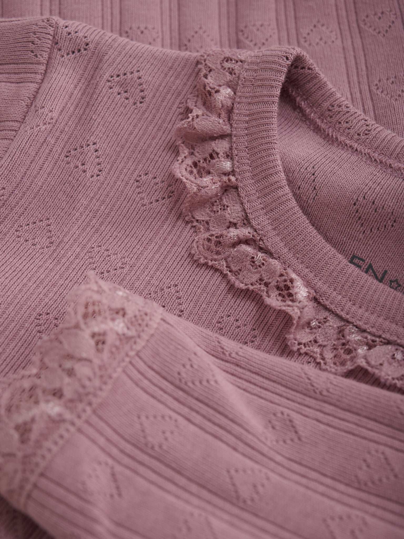 En Fant romper body lm Pointelle 62