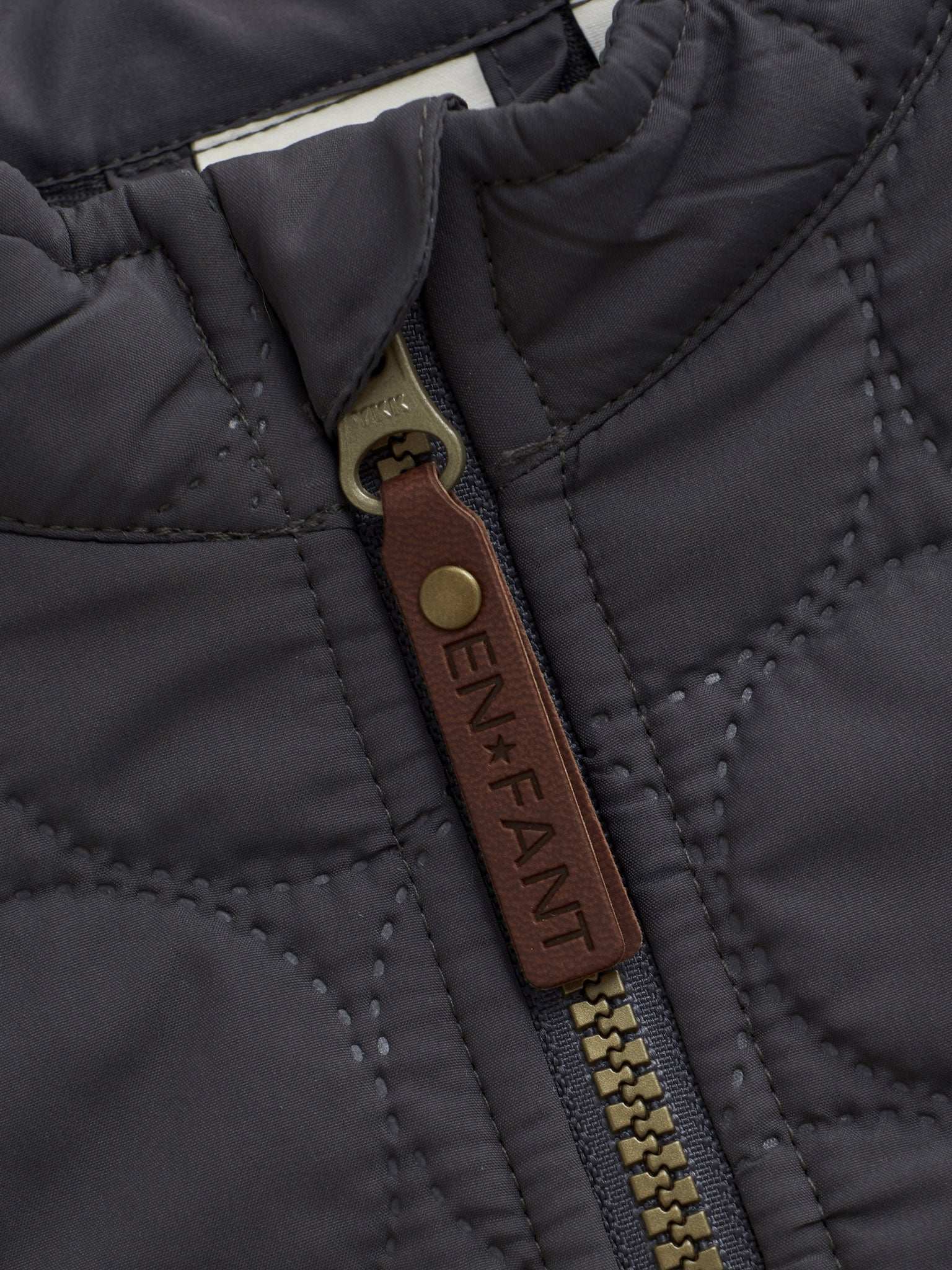 Enfant thermoset blauw jas rits