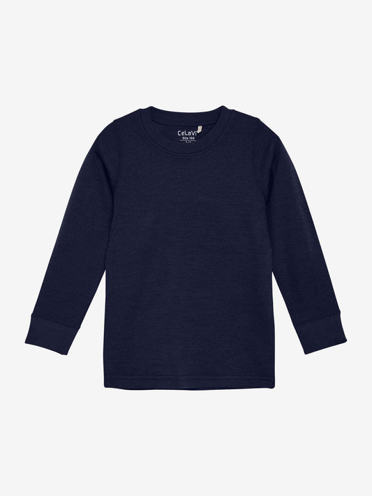 CeLaVi T-shirt LM blauw wol