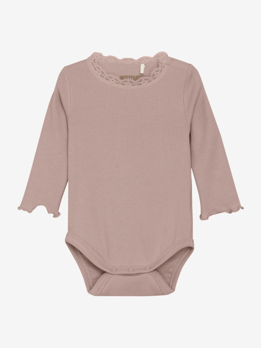 Huttelihut romper fawn roze