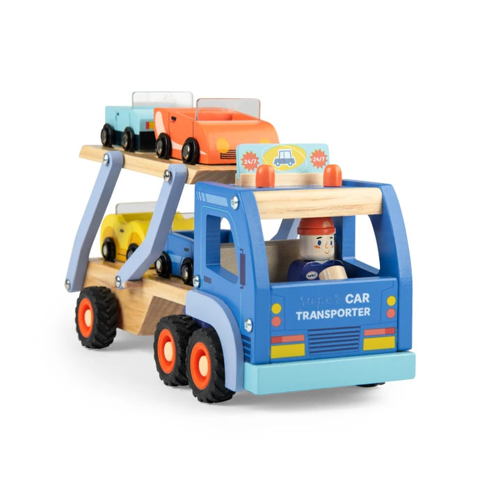 Autotransportwagen op Avenue du Moulin 3+