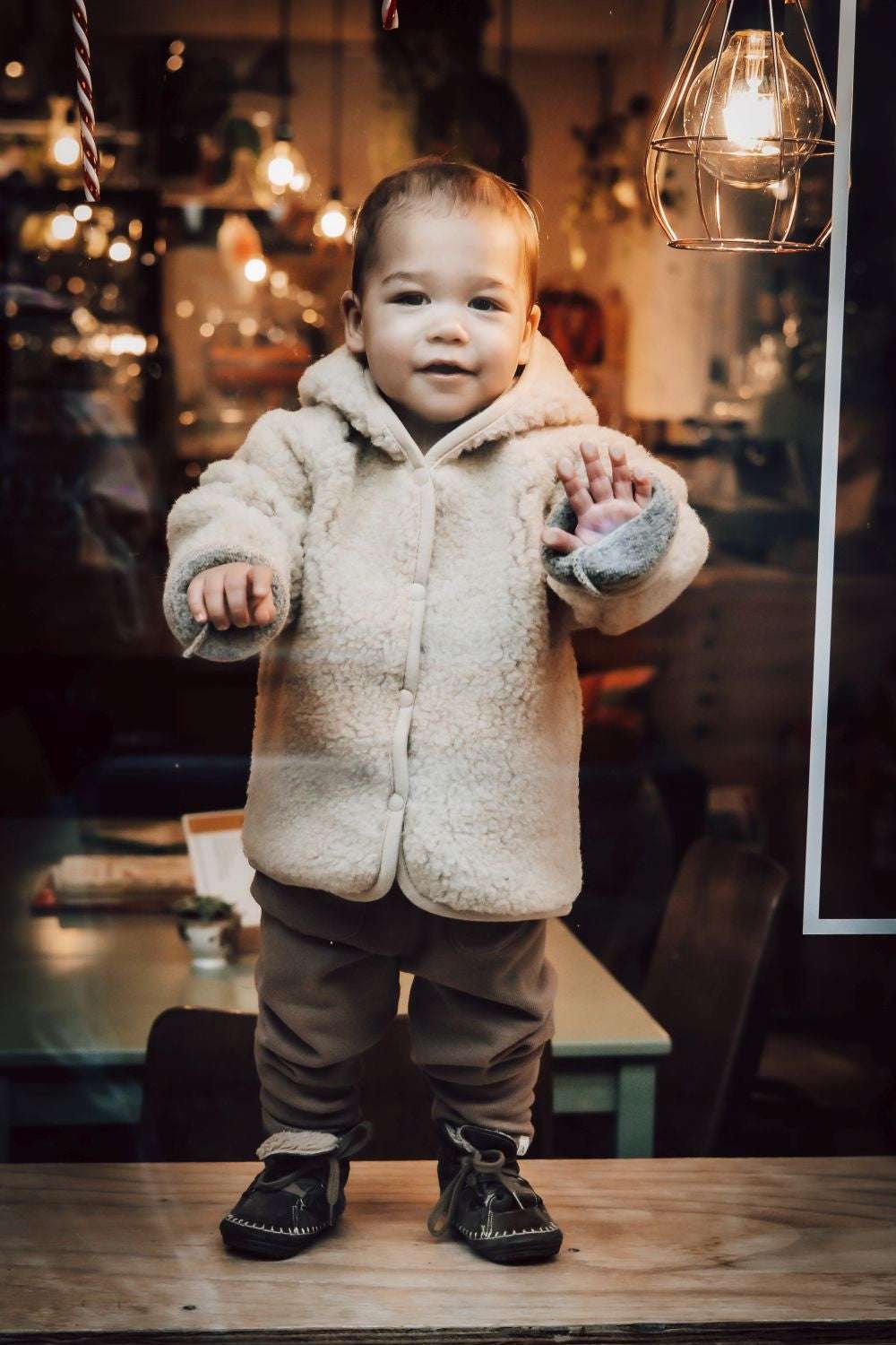 Alwero capuchonvest Sand Brown