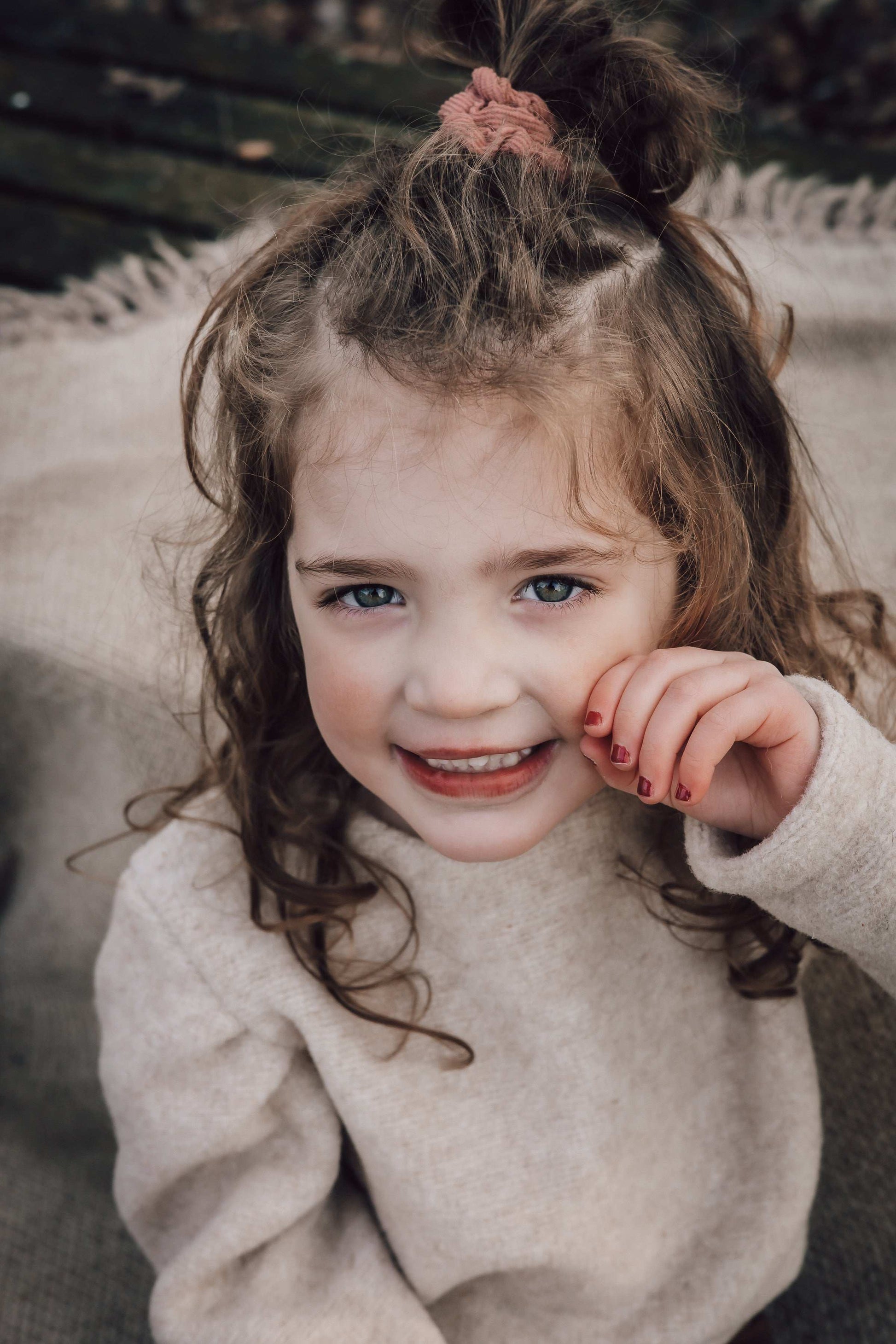 Alwero Trui Moya Junior Beige Melange 116 cm