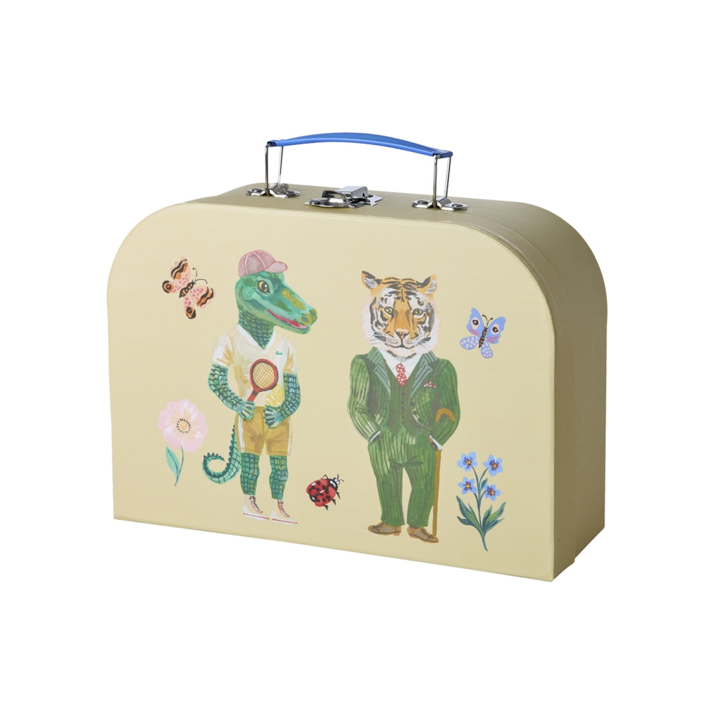 Rice Karton Koffer Crème Nathalie Lété Print Set van 3