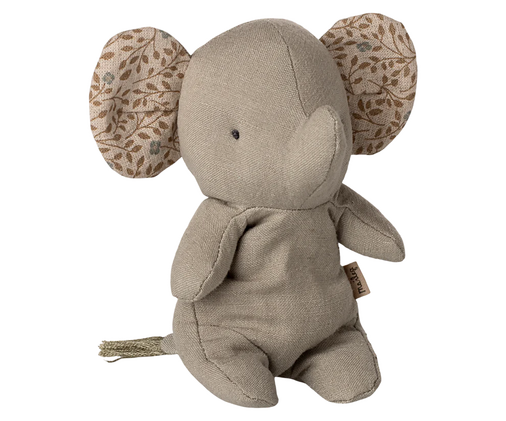 Maileg knuffeltje Olifant Mini IJzergrijs Safarivrienden