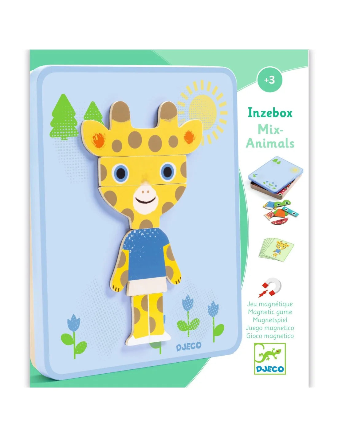 Djeco Inzebox Mix Animals 3+