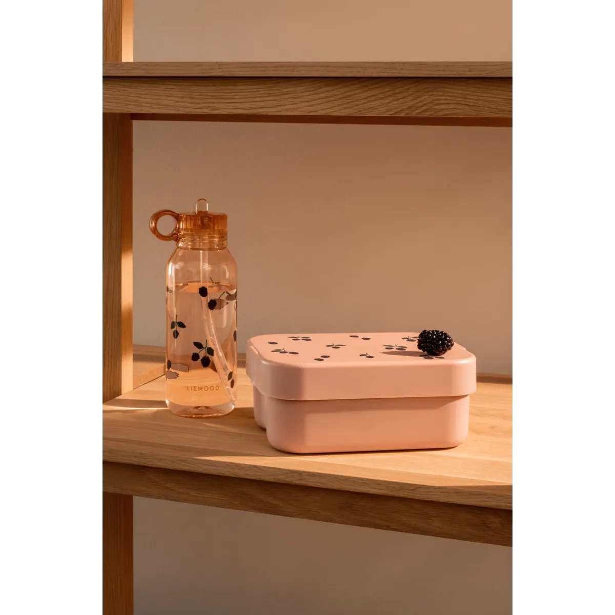 Liewood Chelsey Printed Lunchbox Set roze of blauw 3+