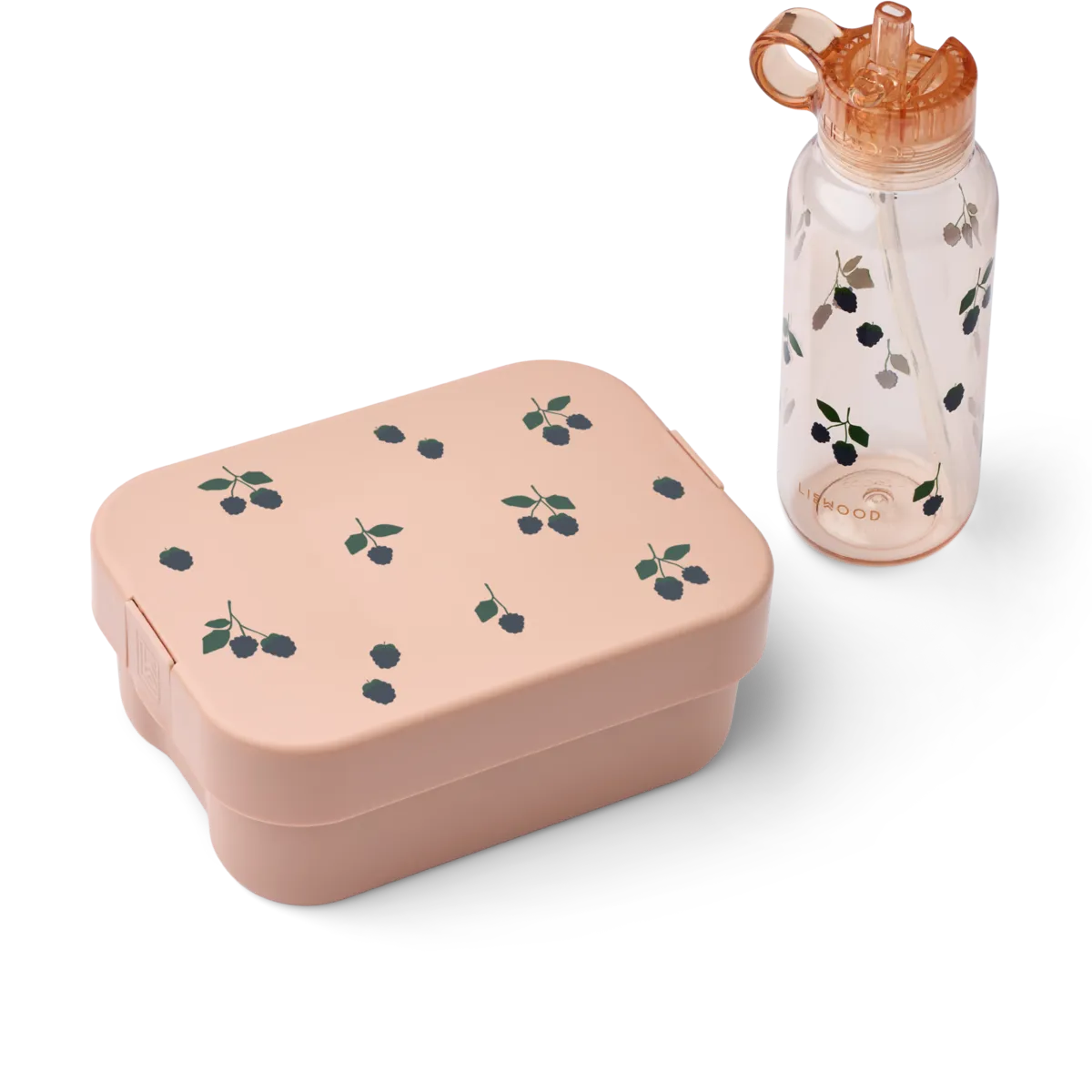 Liewood Chelsey Printed Lunchbox Set roze of blauw 3+