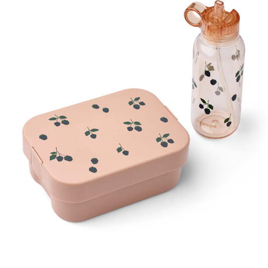 Liewood Chelsey Printed Lunchbox Set roze of blauw 3+