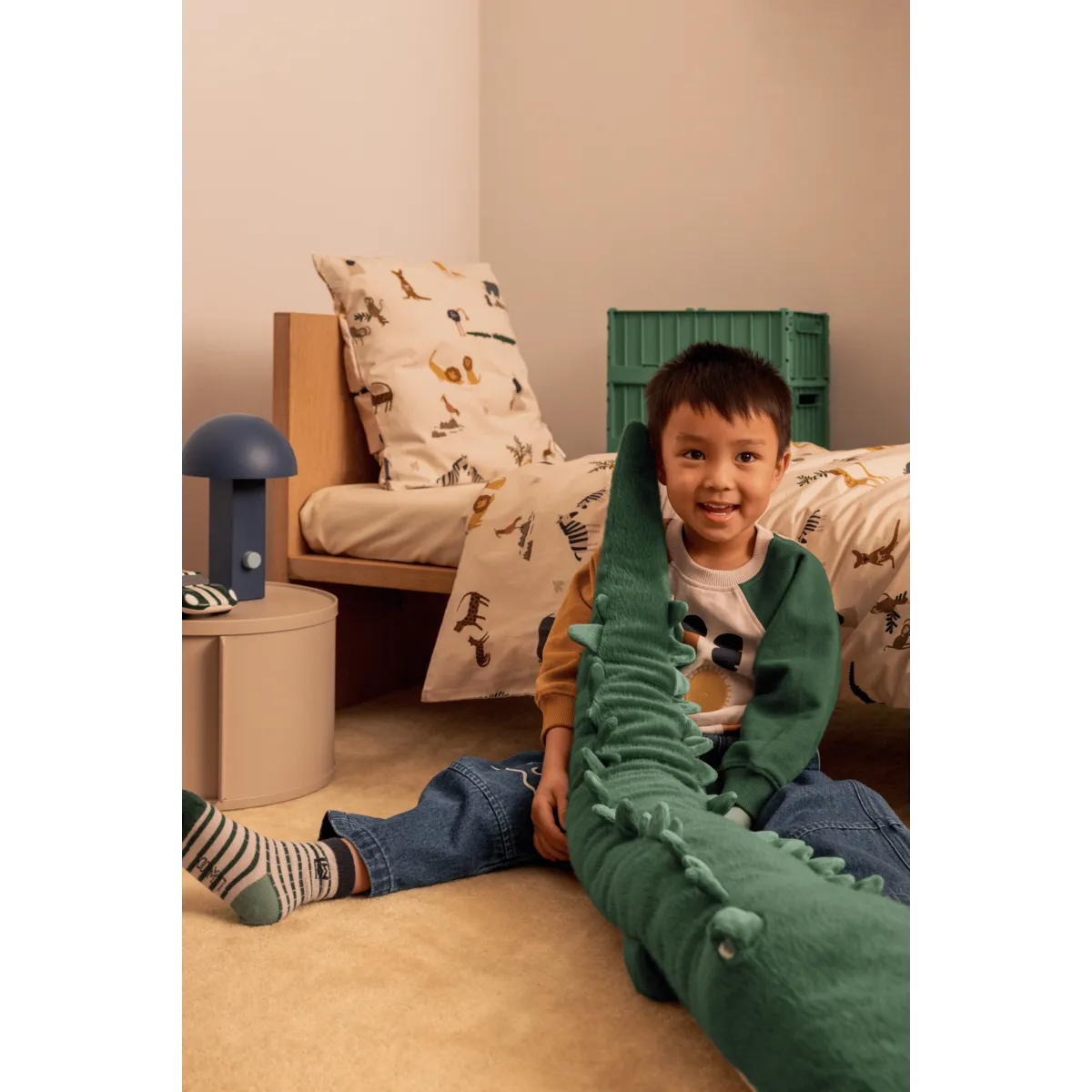 Liewood knuffel giga Krokodil Brayden Carlos Teddy