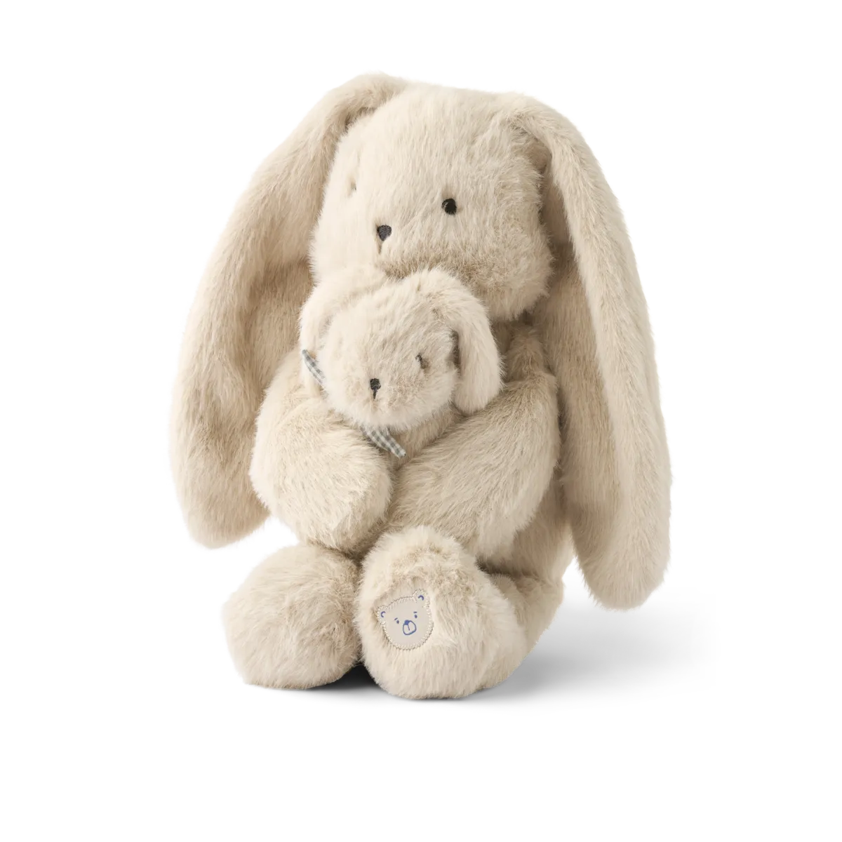Liewood knuffels Berto Mama & Ik Konijn Teddy +2m