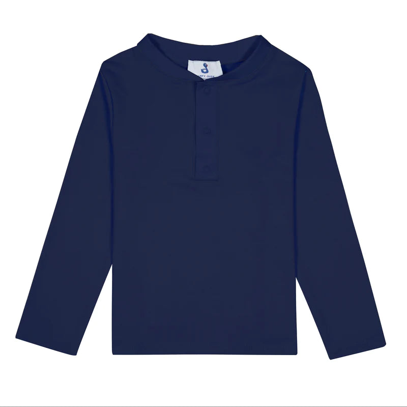 Happy Duck UV zwemshirt navy mao