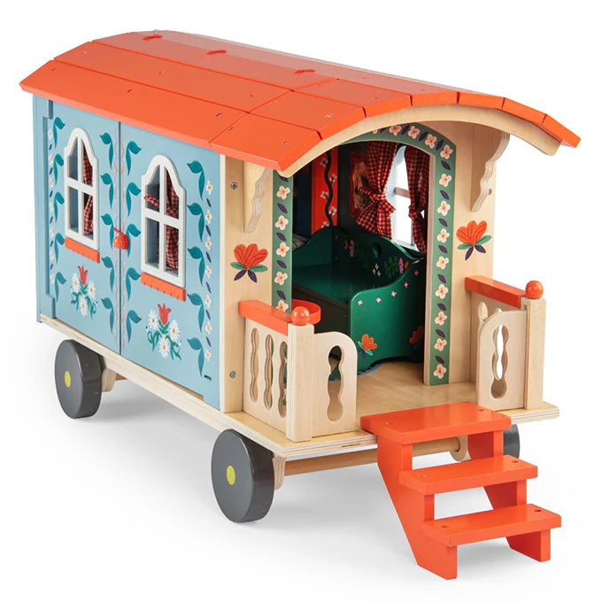 Moulin Roty houten Woonwagen Les Minouchkas 3+