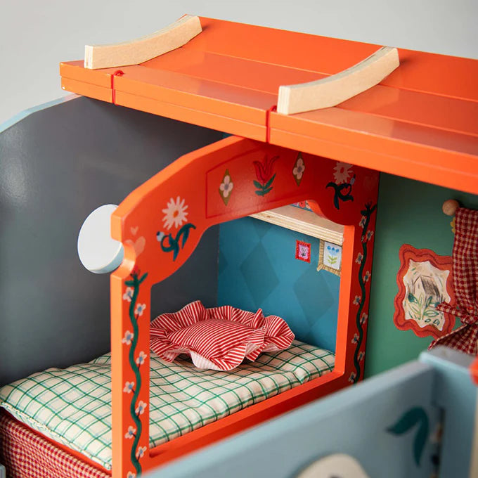 Moulin Roty houten Woonwagen Les Minouchkas 3+