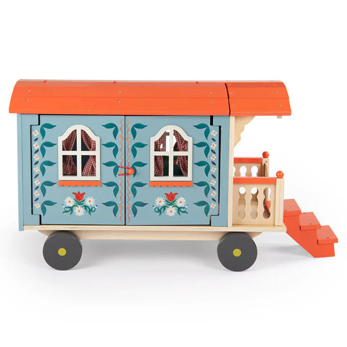 Moulin Roty houten Woonwagen Les Minouchkas 3+