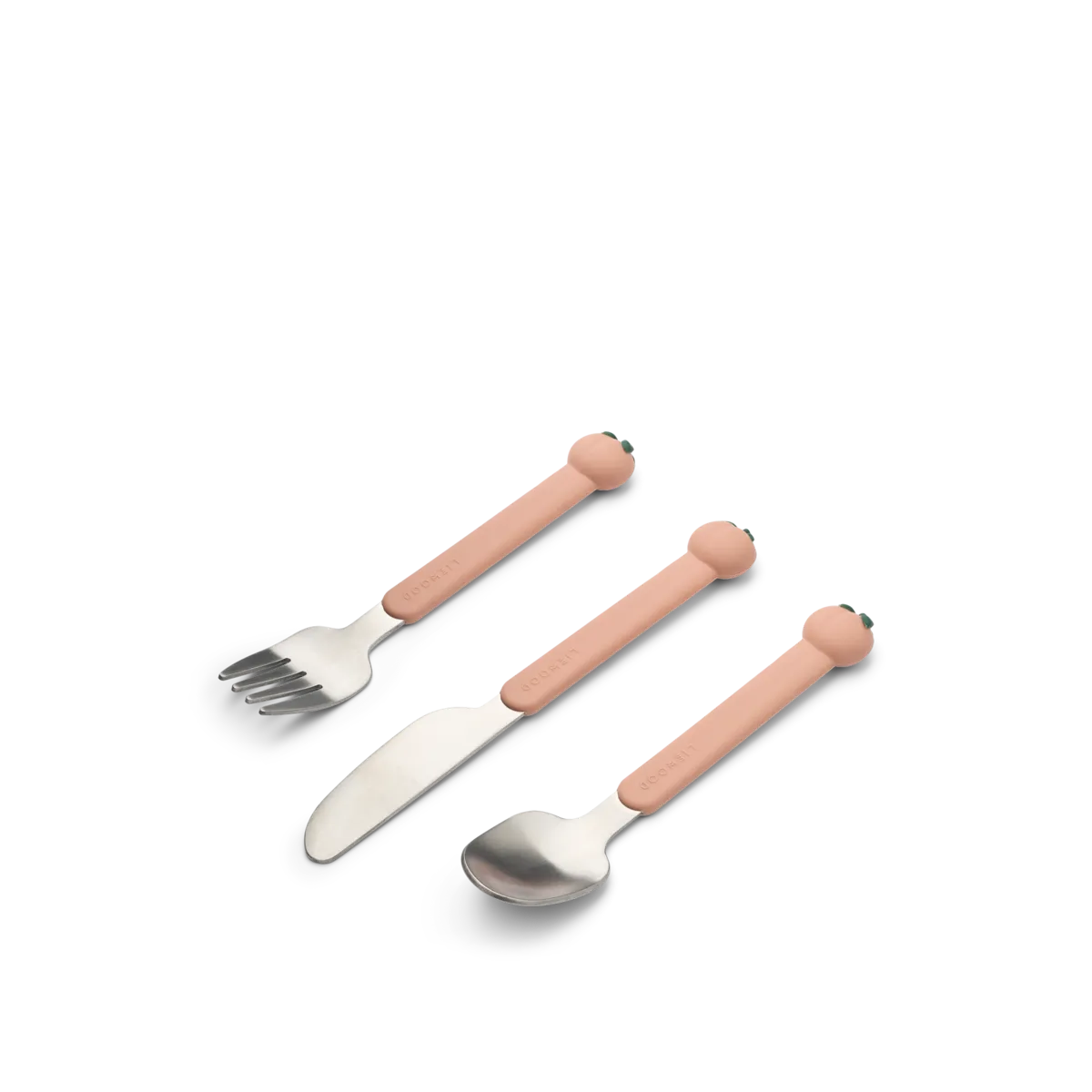 Liewood Tove Peach Cutlery Set 3+