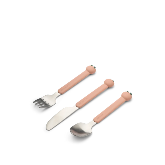 Liewood Tove Peach Cutlery Set 3+