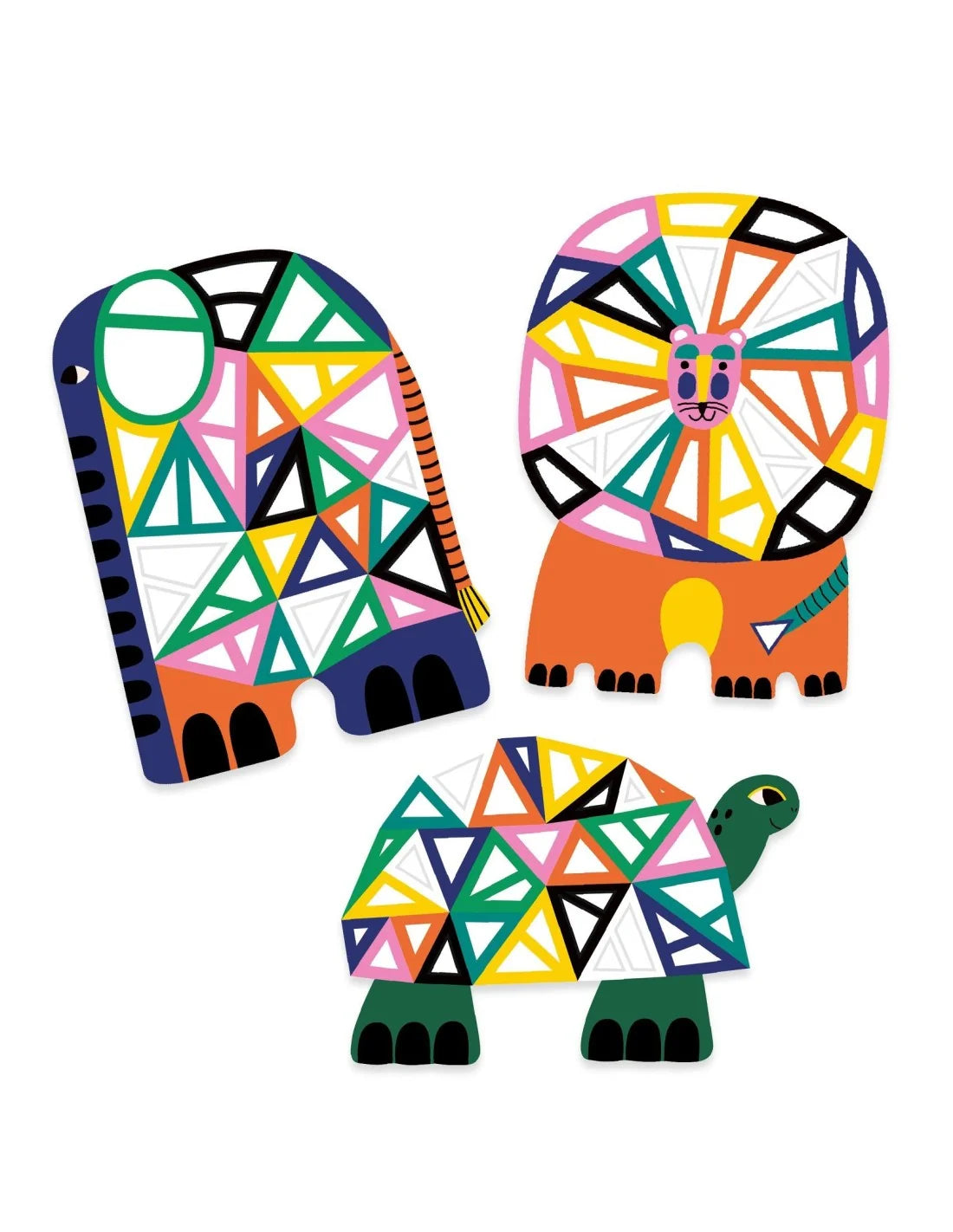 Djeco knutseldoos mozaik Afrika 4+