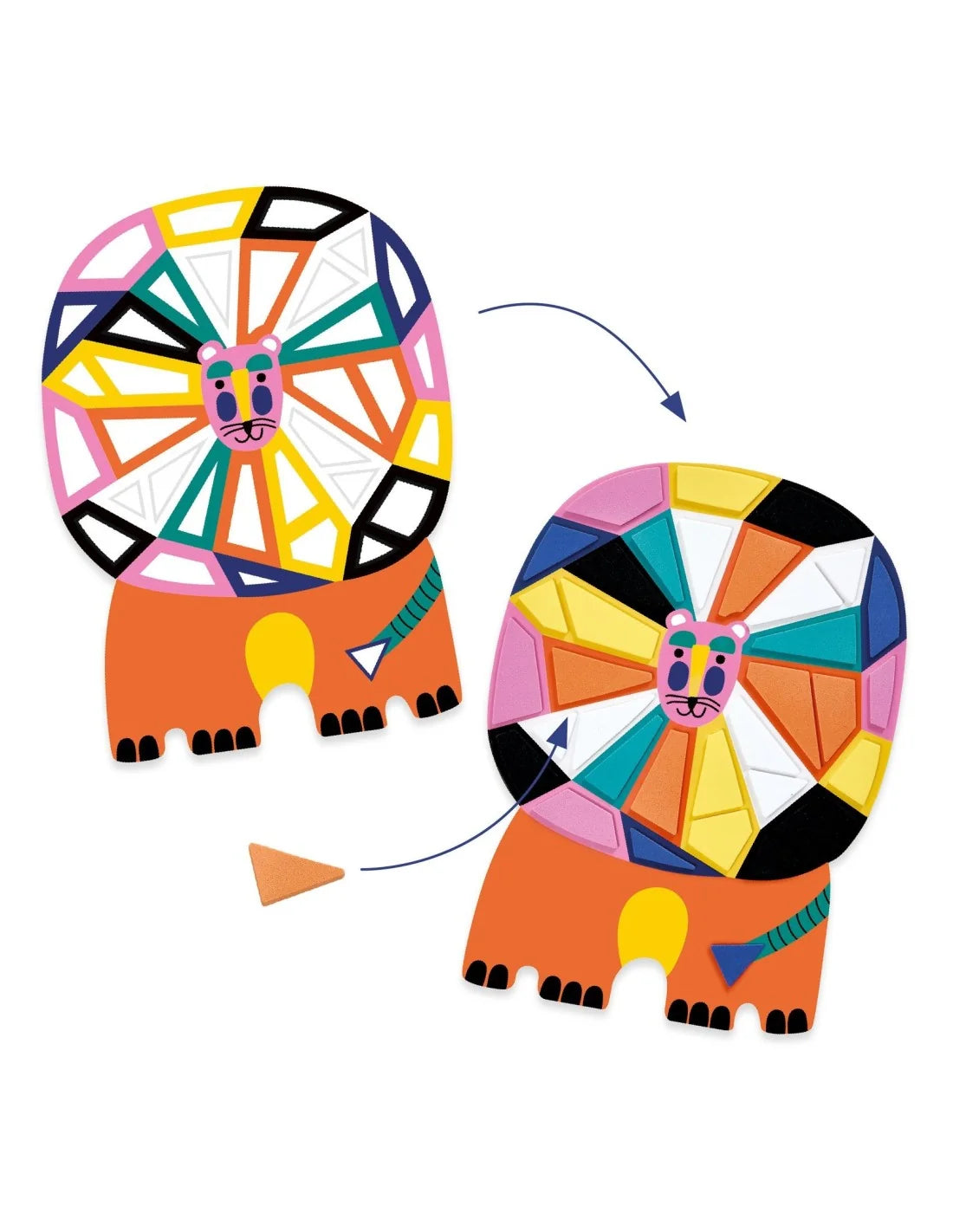 Djeco knutseldoos mozaik Afrika 4+