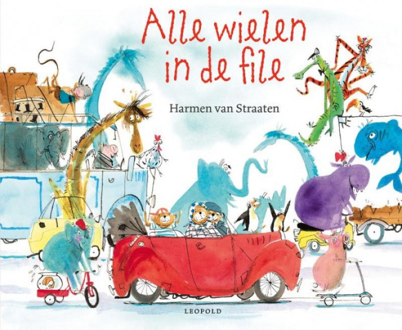 Leopold kinderboek alle wielen in de file 5+