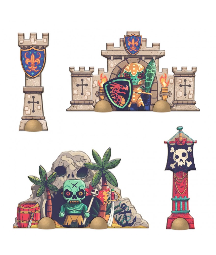 Djeco puzzel giant arty toys 4+