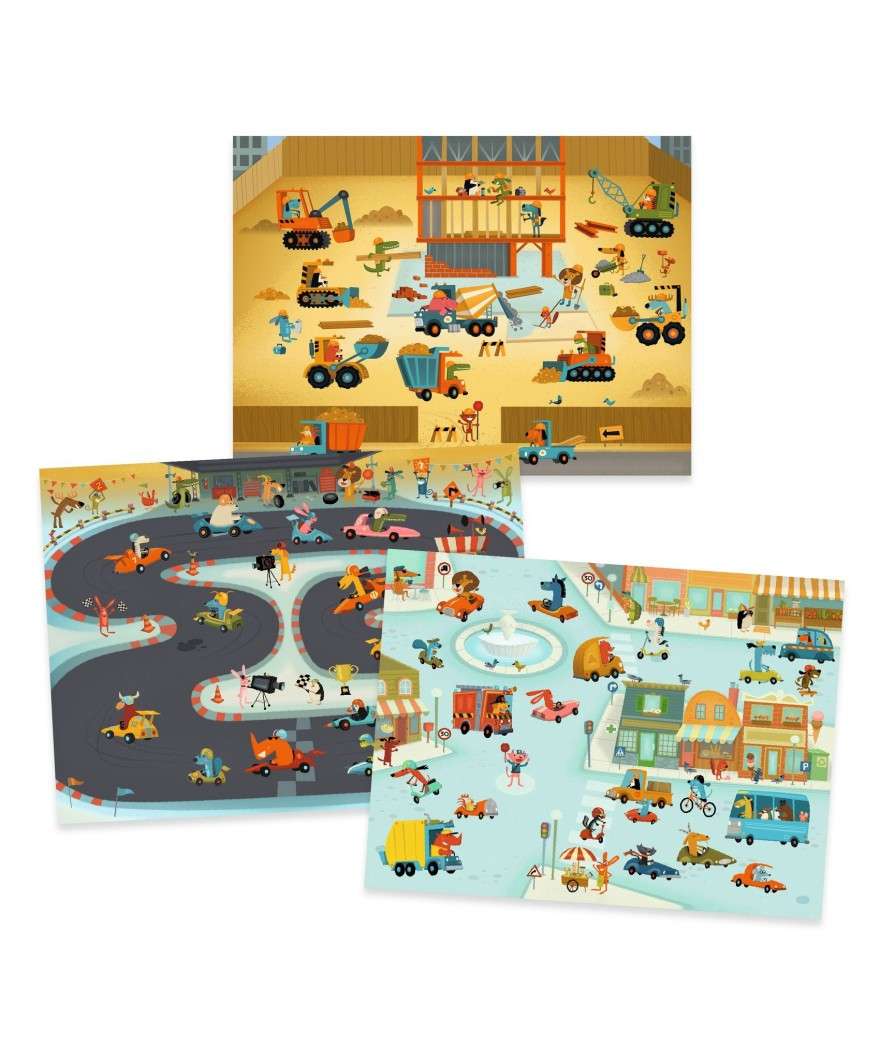 Djeco decalcomanie asfalt 5+