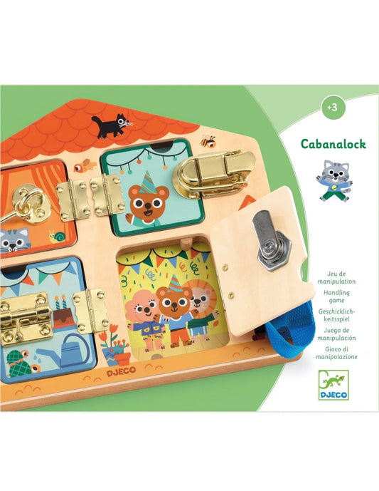 Djeco slotenspel Cabanalock 2+