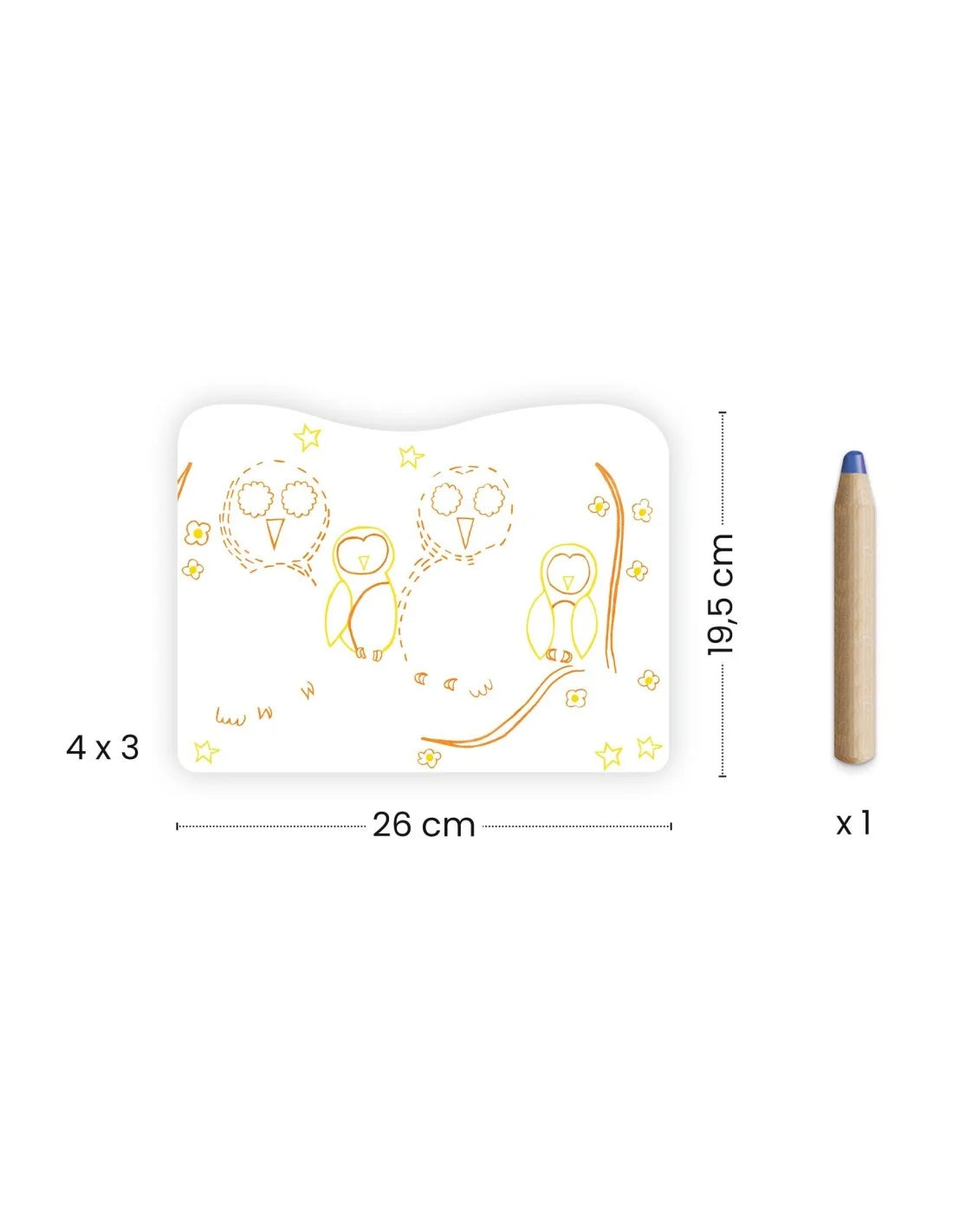 Djeco kleurplaten dierenfamilies in het bos 3+