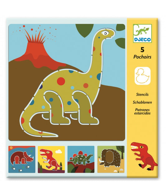 Djeco sjablonen dinosaurus 4+