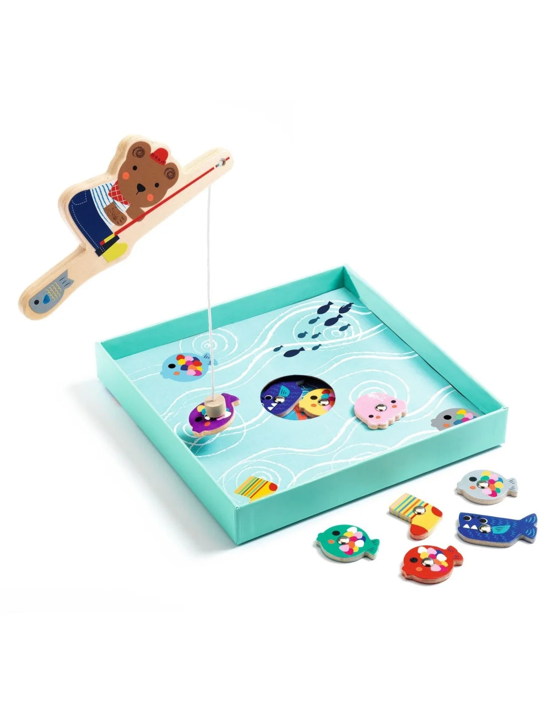 Djeco visspel Fuzzyfish 2+